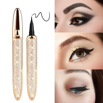 

Diamond Magic Self adhesive Liquid Eyeliner Pencil Magnet-free Glue-free Waterproof Makeup Lash Gule Pen Custom Label Wholesale