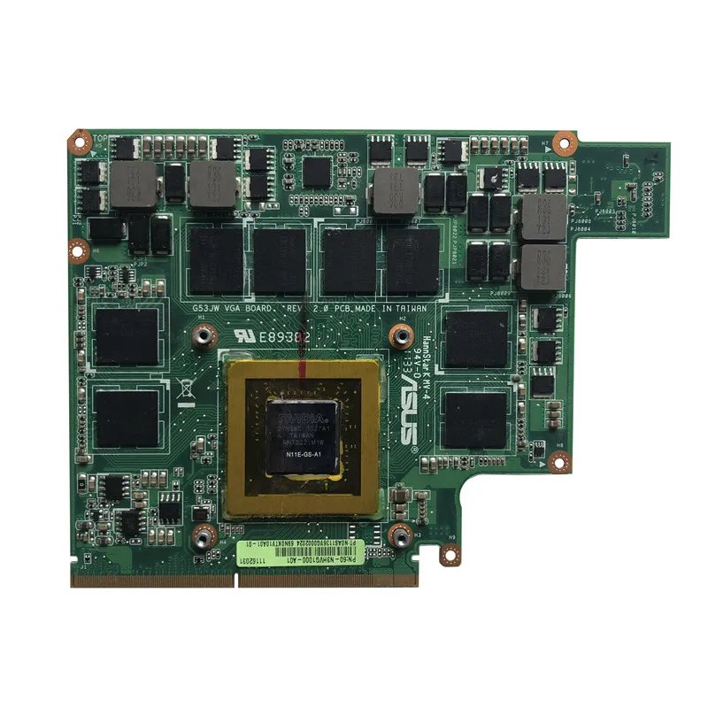 

Original for Asus G73SW G73JW G53SW G53SX G53JW VX7 Graphics Card gtx 460 1G N11E-GS-A1