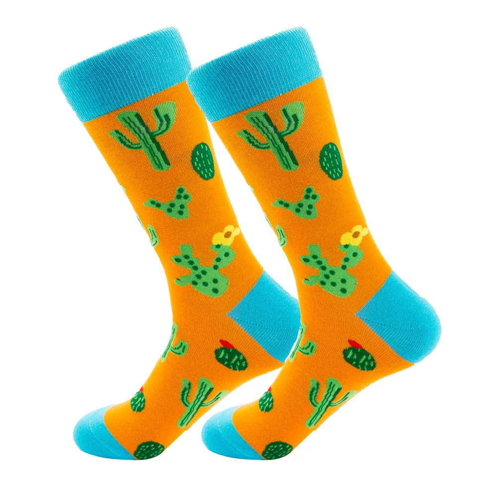 УГ забавные экзотические уни-секс Счастливый дизайн хлопок Priented носки для тренажёрного зала для мальчиков и девочек