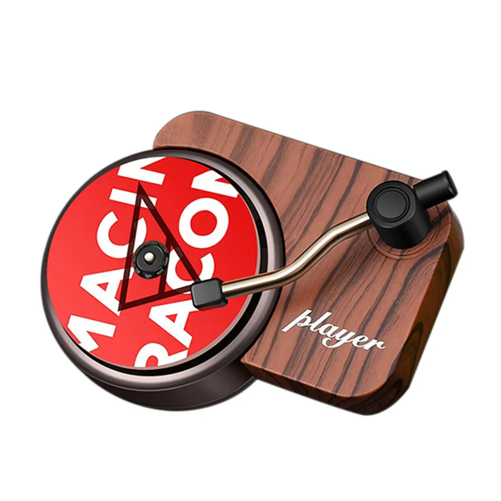 Car Perfume Vintage Mini Record Player Shape Interior Decoration Air Vent Fragrance Diffuser Aromatherapy Freshener Universal