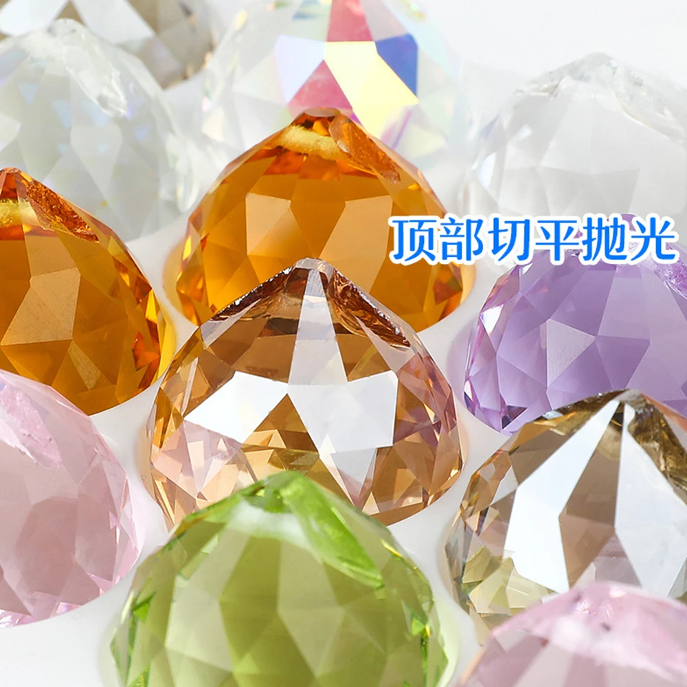 20MM crystal ball sun catcher chandelier pendant rainbow maker DIY bead curtain hanging ornament