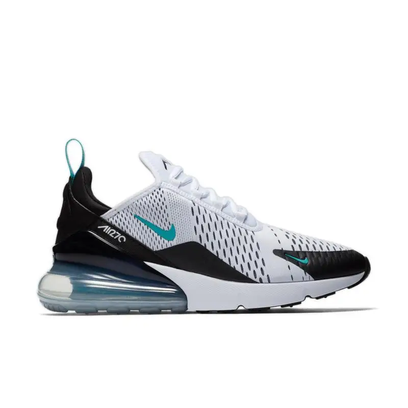 Оригинальные подлинные мужские кроссовки для бега от Nike Air Max 270, дышащие, противоударные, Нескользящие, AH8050