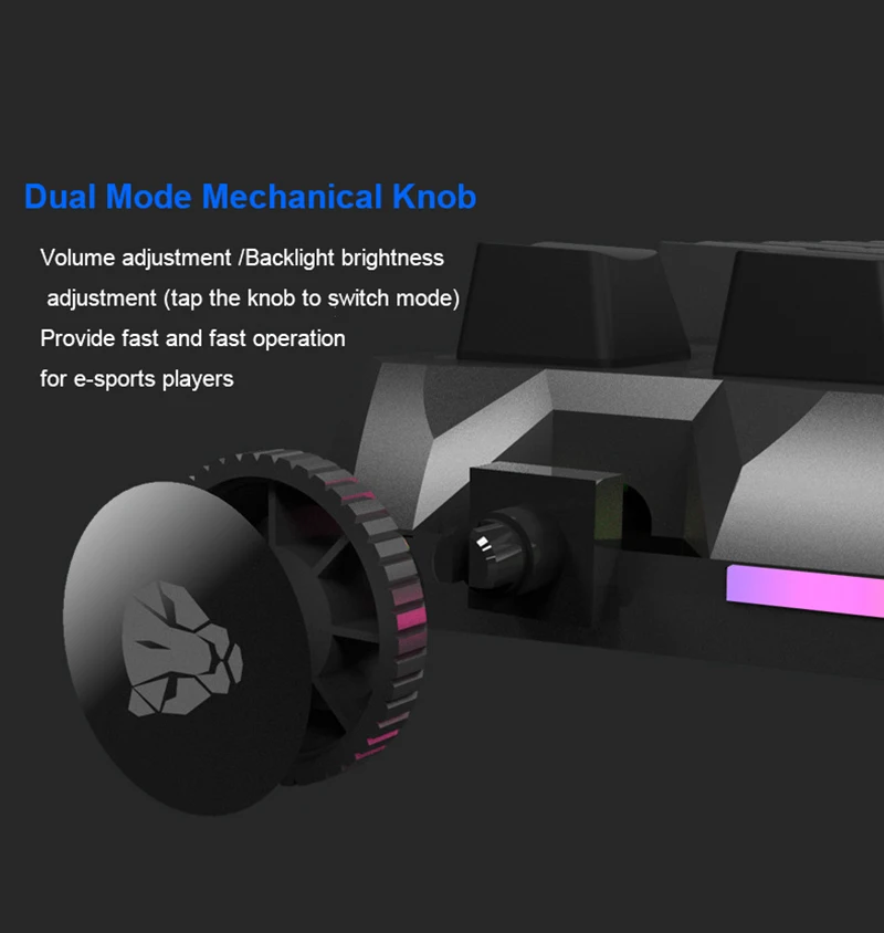 Клавиатура Motospeed CK80 Механическая Проводная игровая с RGB подсветкой 104