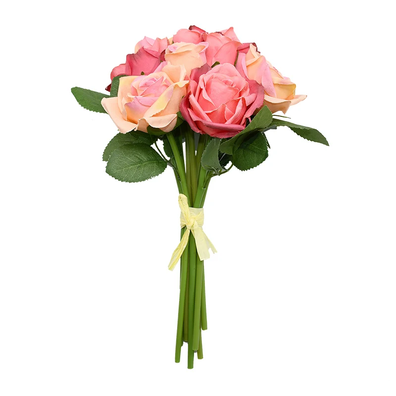 Дешевый искусственный цветок высокого качества поддельный цветок Шелковая Роза искусственная цветок для свадьбы День рождения вечеринки украшения дома