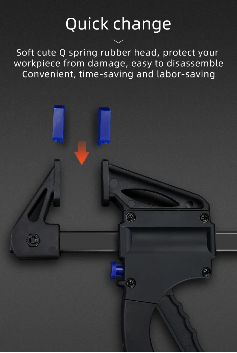 Woodworking Clamp Fast Fixing Clip Tools Multifunction Powerful Hand Pressure Clamping Device