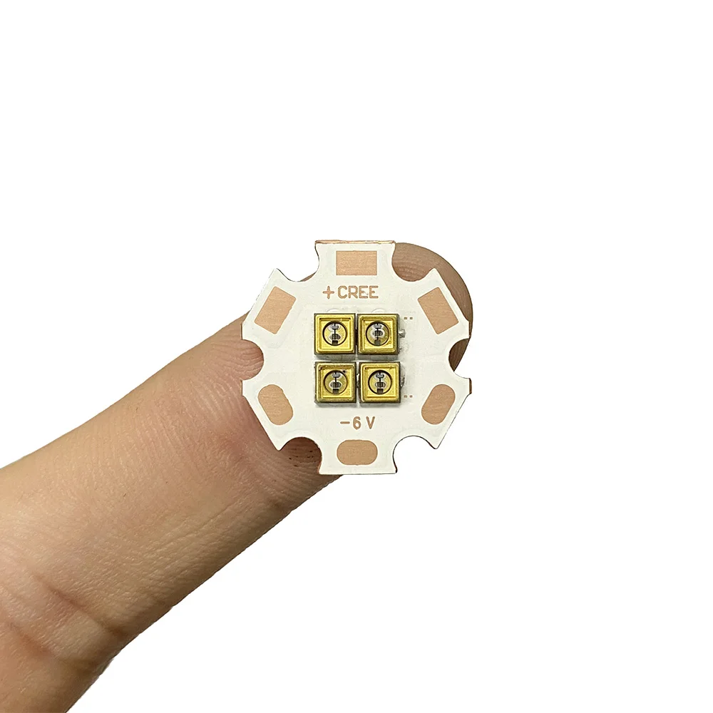275nm Deep UVC LED Diode 3535 Lamp SMD beads 6V 12V 24V 4Chips for UV disinfection equipment 285nm Steriliza Flashlight board | Освещение
