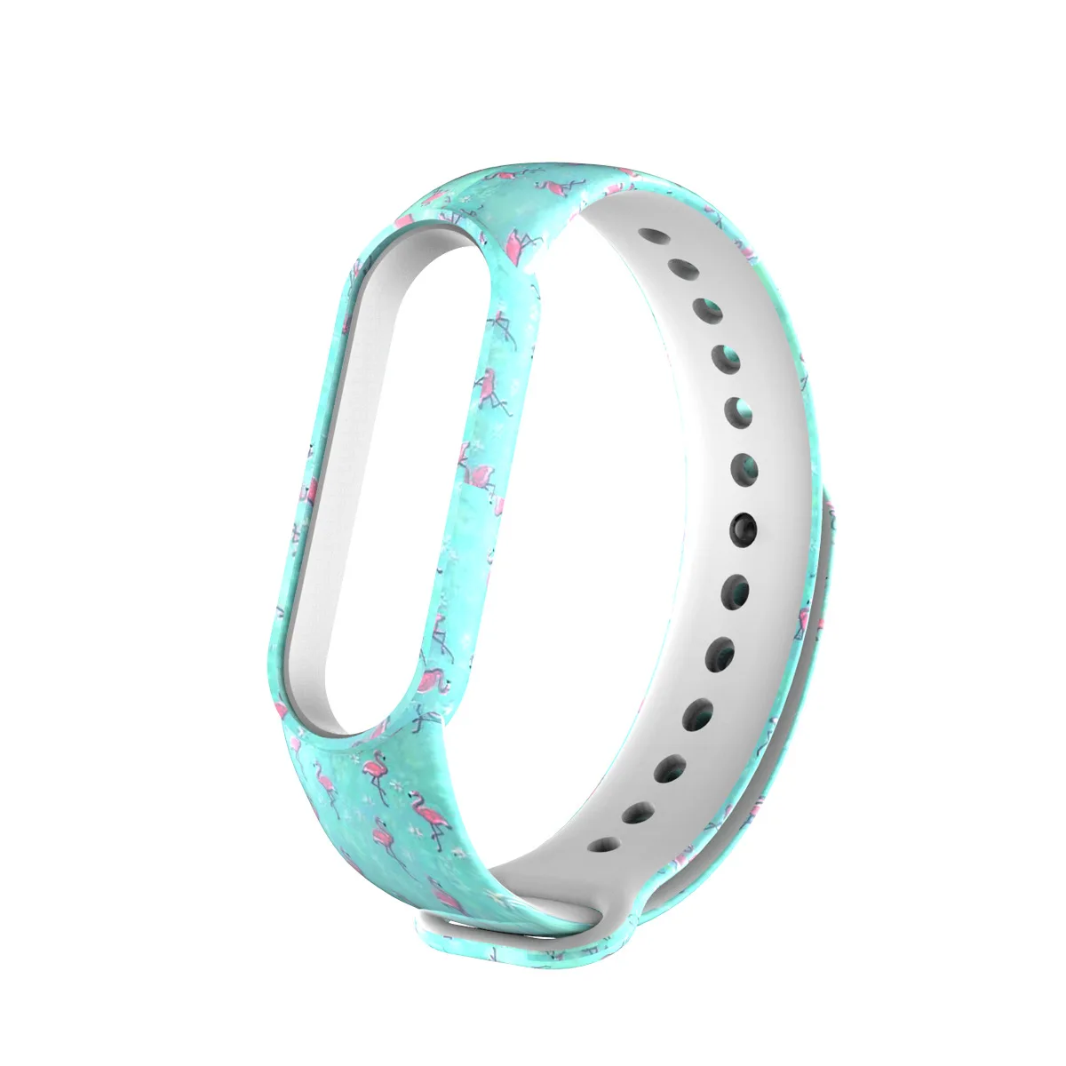 Silicone Bracelet For Xiaomi Mi Band 6453 Sport Wristband Mi Band 5 6 Replacement Straps for  Waterproof Print Smart Watch Strap 