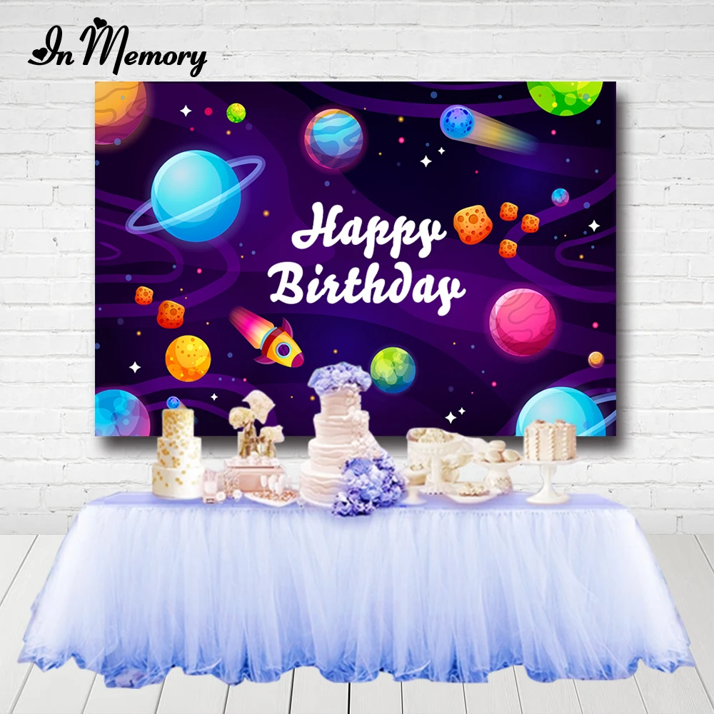 InMemory пользовательские фотографии фоны мультфильм Космос Мальчики Дети День