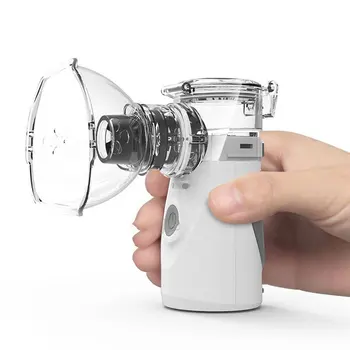 

Health Care Mini Handheld portable Inhale Nebulizer silent Ultrasonic inalador nebulizador Children Adult Rechargeable Automizer