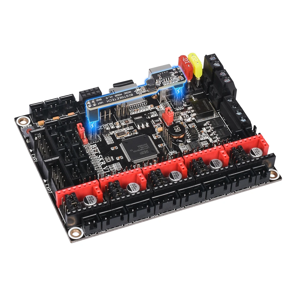 Плата управления BIGTREETECH SKR V1.4 Turbo плата с модулем Wi Fi DCDC RGB ESP01S BTT Writer детали для 3D