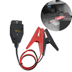 BT-30 Car ECU Emergency Power Tool Cord Supply Clip Battery Clamp OBD Adaptor Automotive Extension Cable Memory Saver