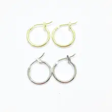 Eruifa 10 шт 14 мм внешний, взаимодействующий латунный базовый обруч для сережек амулеты «сделай сам» 2 цвета