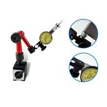 Accurate Universal Flexible Dial Test Correction Gauge Stand Lever Dial Indicator Instrument Tool Flexible Magnetic Base Holder universal metal magnetic base for lever dial test gauge indicator mayitr precision rotary magnetic stand holder measuring tool