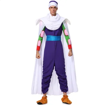 

Anime Dragon Ball Piccolo Costume Adult Men Halloween Party Cosplay Piccolo Buck Big Devil Costume