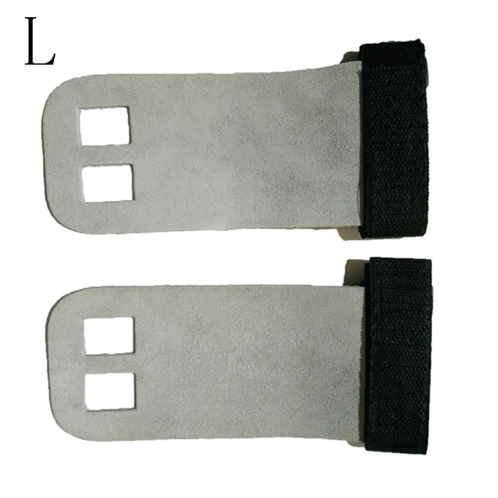 Gray-L 1 пара, защита ладоней, перчатка для рук, синтетическая кожа, фитнес-гимнастика - Цвет: Gray-L