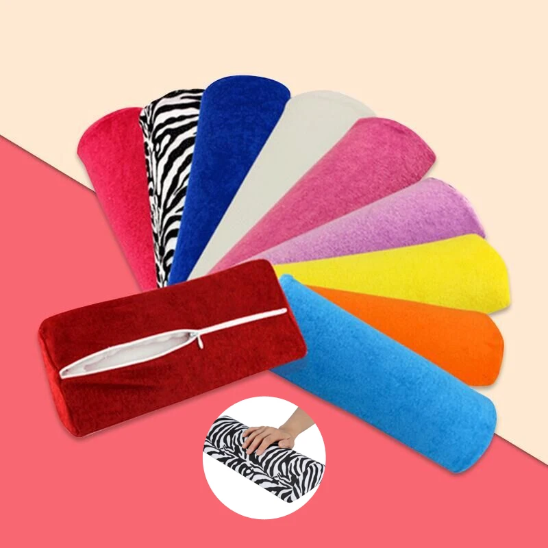 Manicure Tool Supplies Towel Hand Pillow Semicircular Nail Art Design Washable Hand Pad For Nail Table