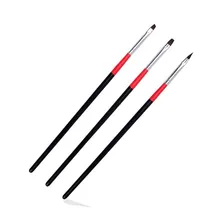 Маникюрная щетка, принадлежности для маникюрной щетки, 3 кончика для ногтей, Хуа Би, ручка для рисования, широкая кисть, включающая ряд пенообразных кистей, флуоресцентный знак