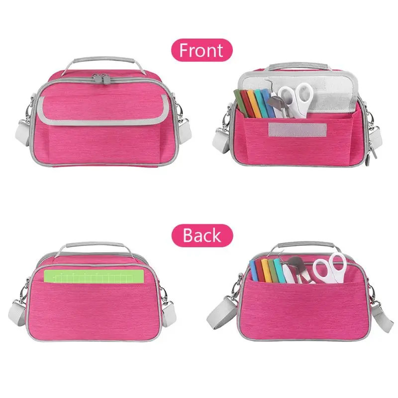 Travel Portable Handbags with Pockets Carrying Case Cover Storage Box Shulder Bag for Cricut Joy Machine and Accessories