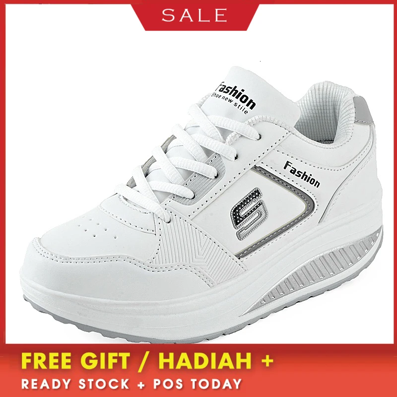 

Women sneakers walking shoes Slimming platform shoes women Fitness women shoes drop shipping height increasing swing shoes