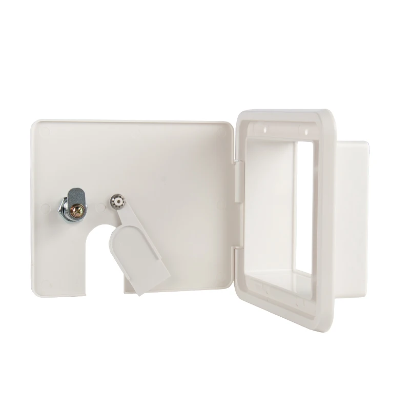 Boat Square Electric Cable Hatch Access Door & 2 Keys Electric Power Cord Cable Hatch For Marine RV Yacht Motorhome Camper boat cable hatch