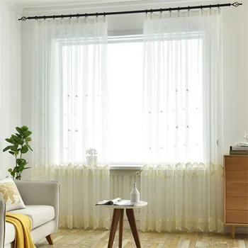 

Window screen embroidery European white screen embroidery peony cut lace