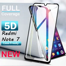 5D изогнутая Защитная пленка для экрана телефона для Redmi Note 7, полное покрытие, защитное закаленное стекло для Xiaomi Redmi Note 7 Pro Y3