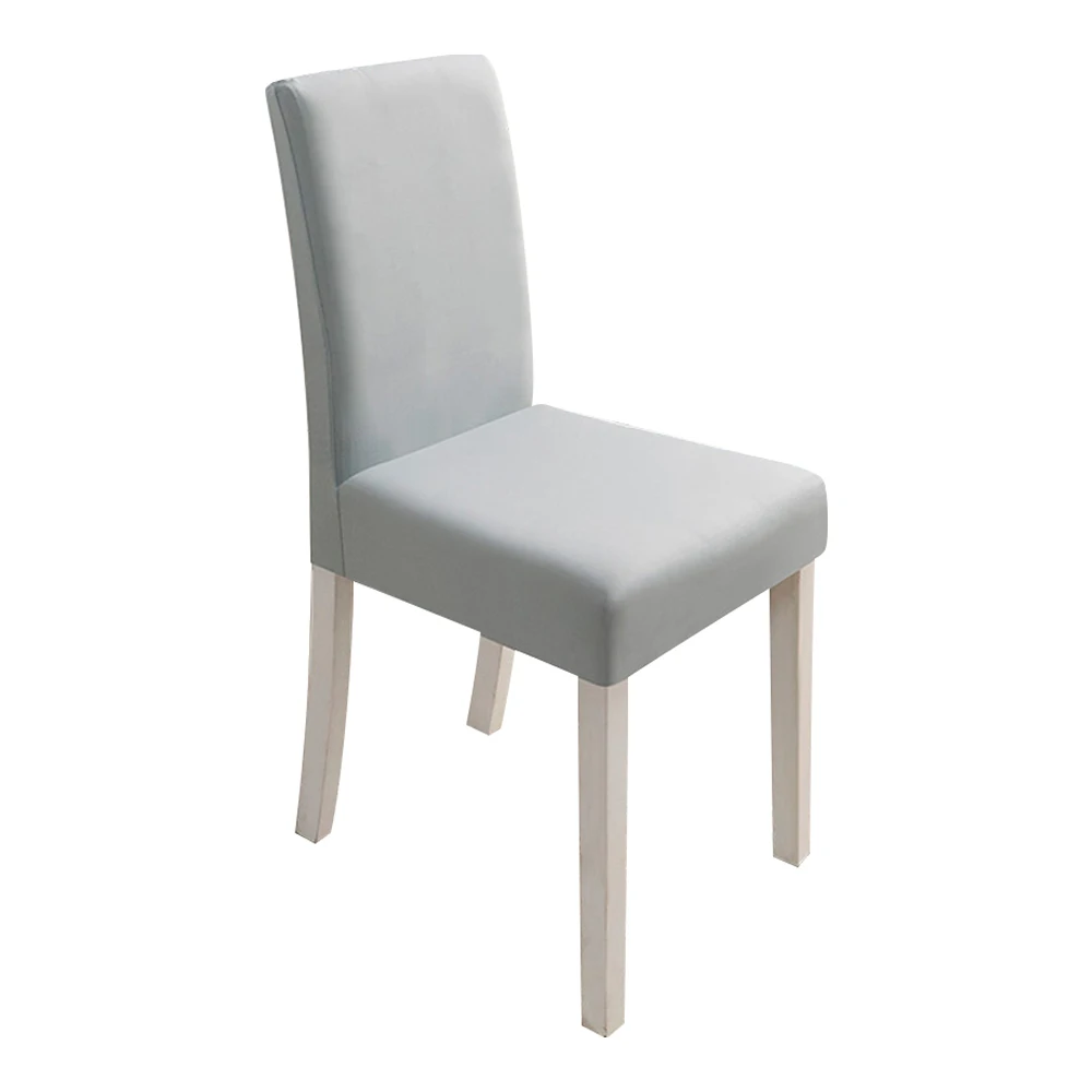 1 шт. Чехол для стула с геометрическим принтом съемные эластичные чехлы для стульев в ресторан для свадьбы банкета отеля - Цвет: solid color