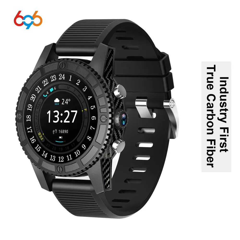 US $153.99 696 I7 4GLTE Circle Carbon Frame Android 70 Network Support Wifi Hotspot Bluetooth Smart Watch Pk Apple Watch
