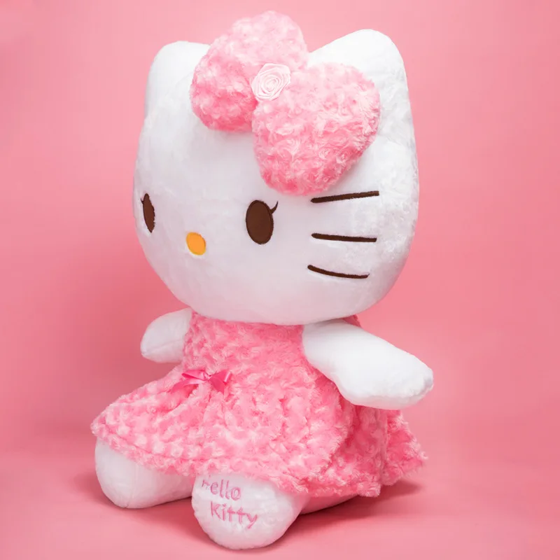 Аниме плюшевая кукла hello kitty, плюшевая кукла hello kitty, Kawaii, кукла hello kitty, детский подарок, объятие, сюрприз, подарок на Рождество, год