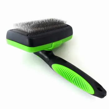 

Paipaitek Pet Automatic Hair Removal Comb Dog Brush Pet Cleaning Grooming Open Knot Shaving Comb Automatic wire comb