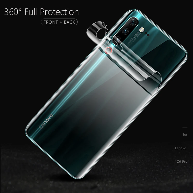 Изогнутая пленка для Lenovo Z6 Pro Защитная экрана Samsung S5 полное покрытие 3D