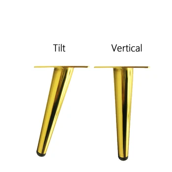 

Furniture cabinet legs 4-15inch Gold metal support foot Table sofa bench bearing leg Kitchen bathroom cabinet hardware supporter