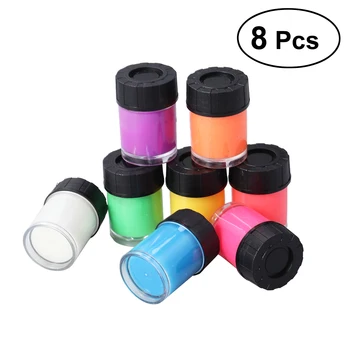 

8PCS Fluorescent Painting Glow Fancy UV Luminous Face Paint Body Paint Drawing Pigment Fancy dress Raves Childrens Parties Shows