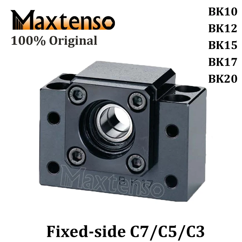 

MAXTENSO Professional Support Unit BK10 BK12 BK15 BK17 BK20 fixed-side for 12/14/15/16/18/20/25/28 ballscrew Premium end set