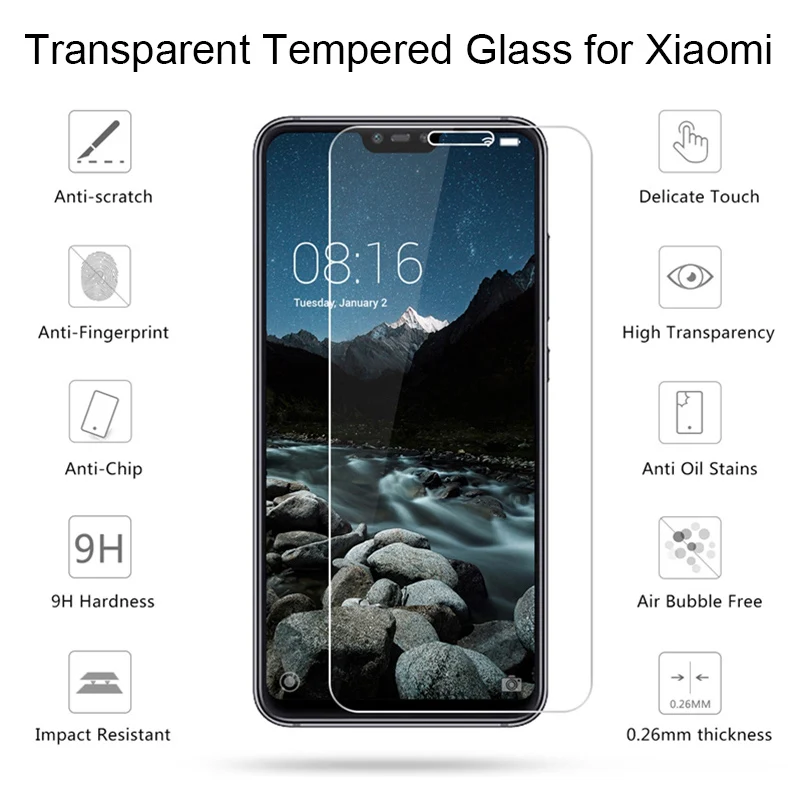 

9H Tempered Glass for Xiaomi Redmi 5A 5 4X 4A 4 3X S2 3 Pro Screen Protector On Xiomi Redmi Note 4X 4 3 2 Protective Film Guard
