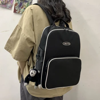 

2020 New Simple Women Backpack Fashion Schoolbag Backpack for Teenage Girl Boy Female High School College Student Book Bags