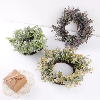 

2021 Simulation Plant Wreath Artificial Green Plant Garland Simulation Green Plant Garland Christmas Decoration For Home Party