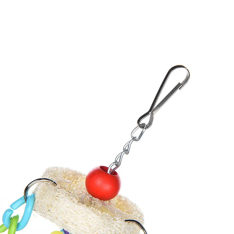 Деревянные качели для попугаев Luffa Bite Toy Bird Vine Bal String niao yong pin элементы для птичьей клетки игрушечные попугаи