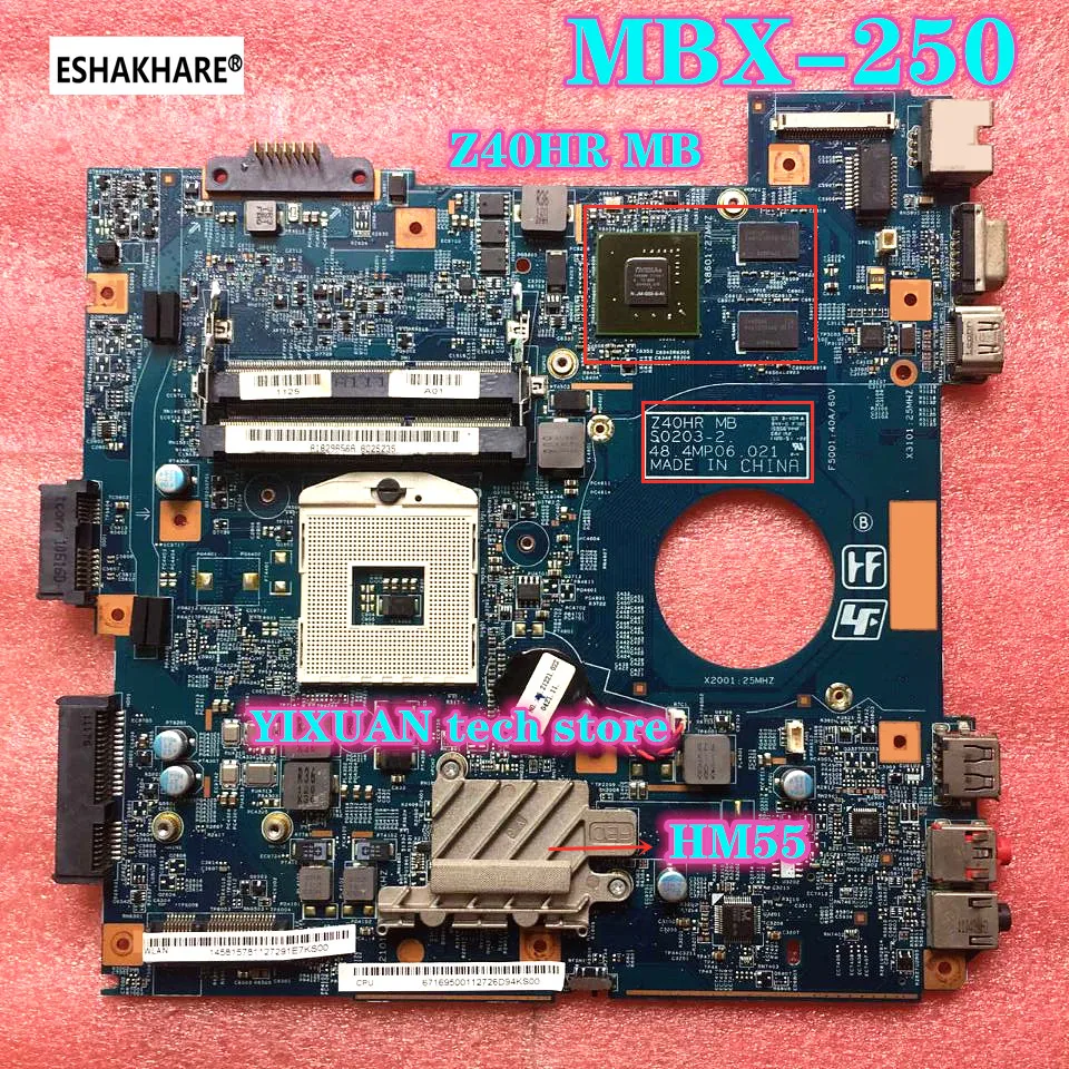 ESHAKHARE FOR Para Sony VPC-EG MBX-250 Motherboard com N12M-GS2-S-A1 48.4MP06.021 A18296588 100% test work | Компьютеры и офис