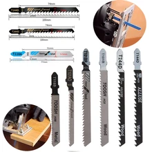 

10pcs/set 6T Jig Saw Blades T244D/T344D for Fast Cutting Straight Cutting 4 Mm Teeth Length Jigsaw Blades 100*1.2mm Saw Blade