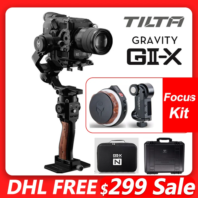 

Original TILTA Gravity G2X TILTAMAX 3-Axis Handheld Gimbal DSLR Stabilizer for SONY CANON Mirrorless DSLR GH5 5D3 VS Ronin SC