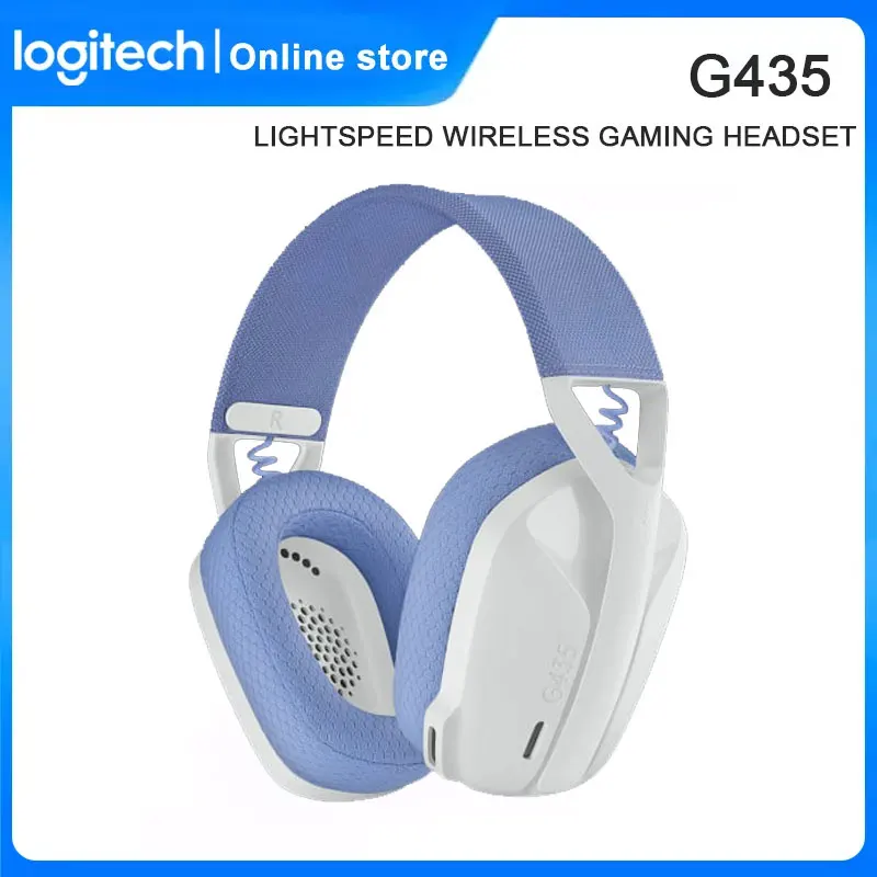 Беспроводная игровая гарнитура Logitech G435 LIGHTSPEED геймерские Bluetooth наушники с