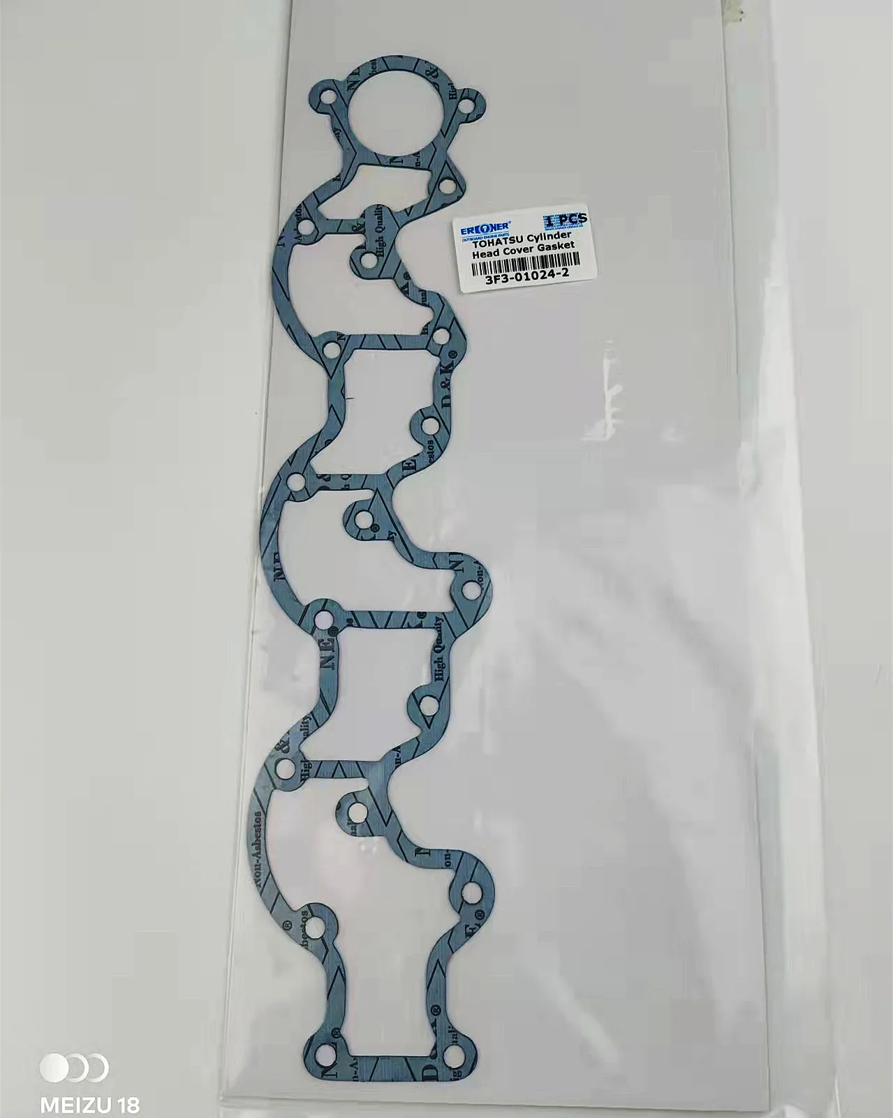 

3F3-01024 прокладка крышки головки для подвесного мотора Tohatsu 2T 60HP 70HP M60C M70C ; 3F3-01024-0;3F3-01024-2