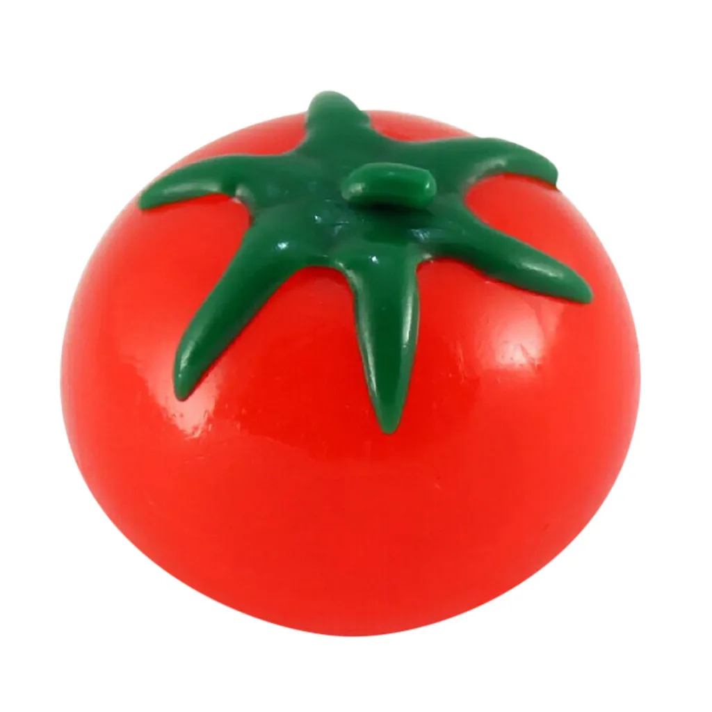 Новинка, игрушечный мячик в форме помидора, игрушка для снятия стресса, забавная игрушка, милый подарок, новинка LS 1205