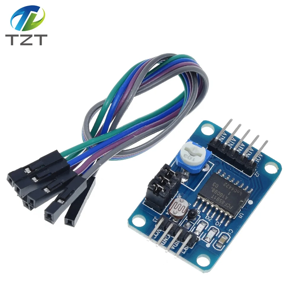 TZT PCF8591 AD / DA преобразование цифрового преобразователя модуля температурного
