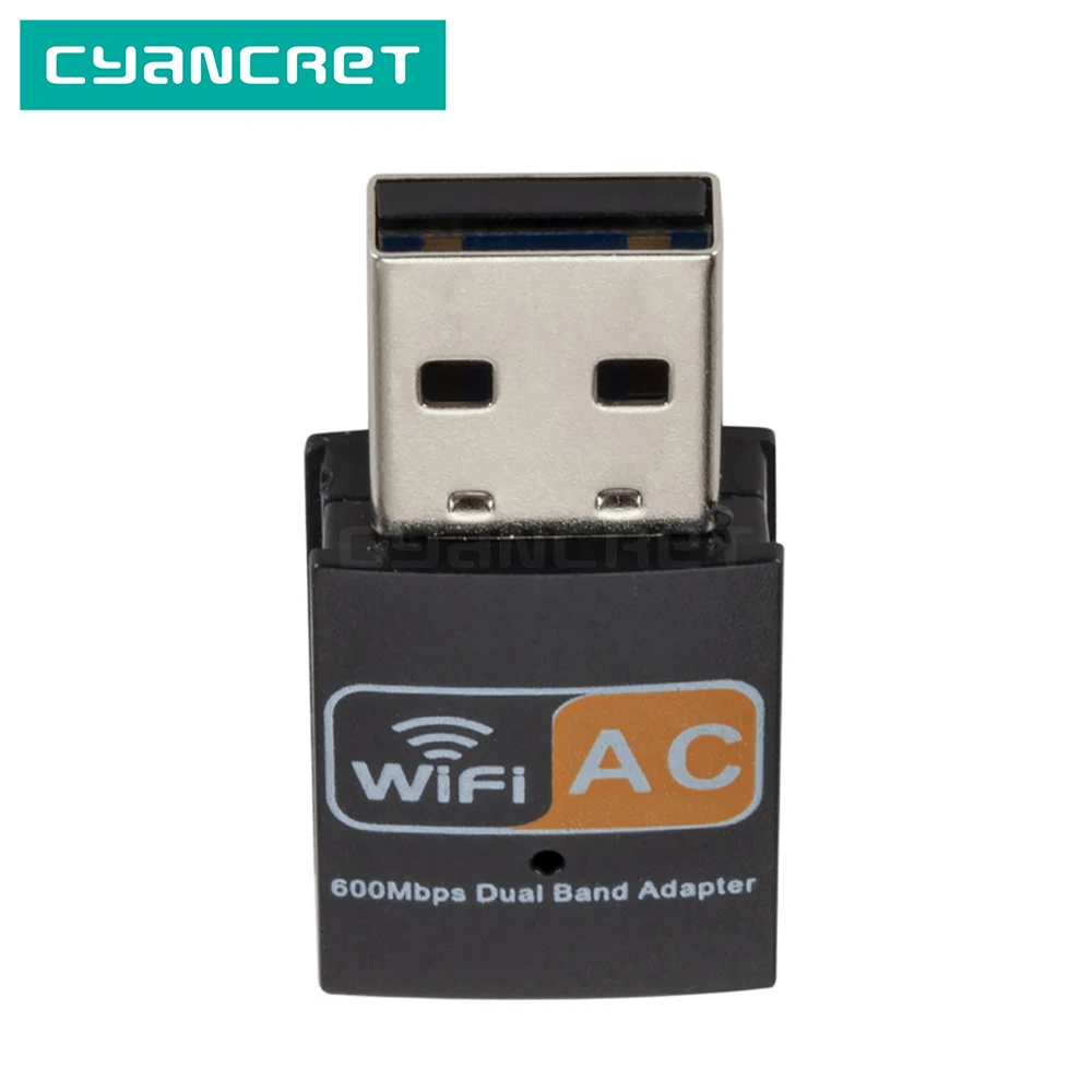 

Беспроводная сетевая карта Mini Usb, приемник Wi-Fi, 2,4G и телефон, два диапазона, 11AC 600M, встроенная антенна, адаптер локальной сети для Windows