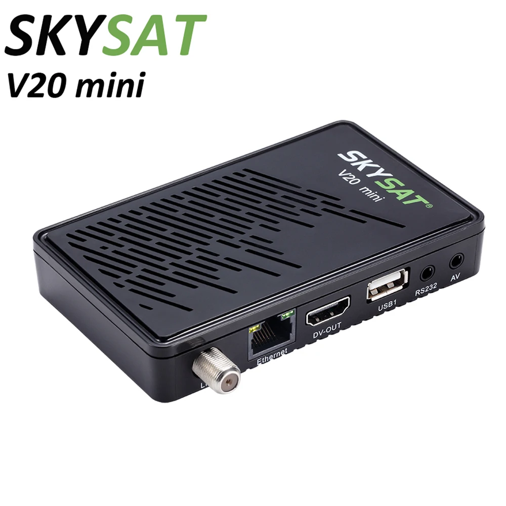 Мини Спутниковый ресивер SKYSAT V20 DDRIII 2 Гб 64 М бит серийная вспышка DVB-S2/S Youporn Redtube DLNA