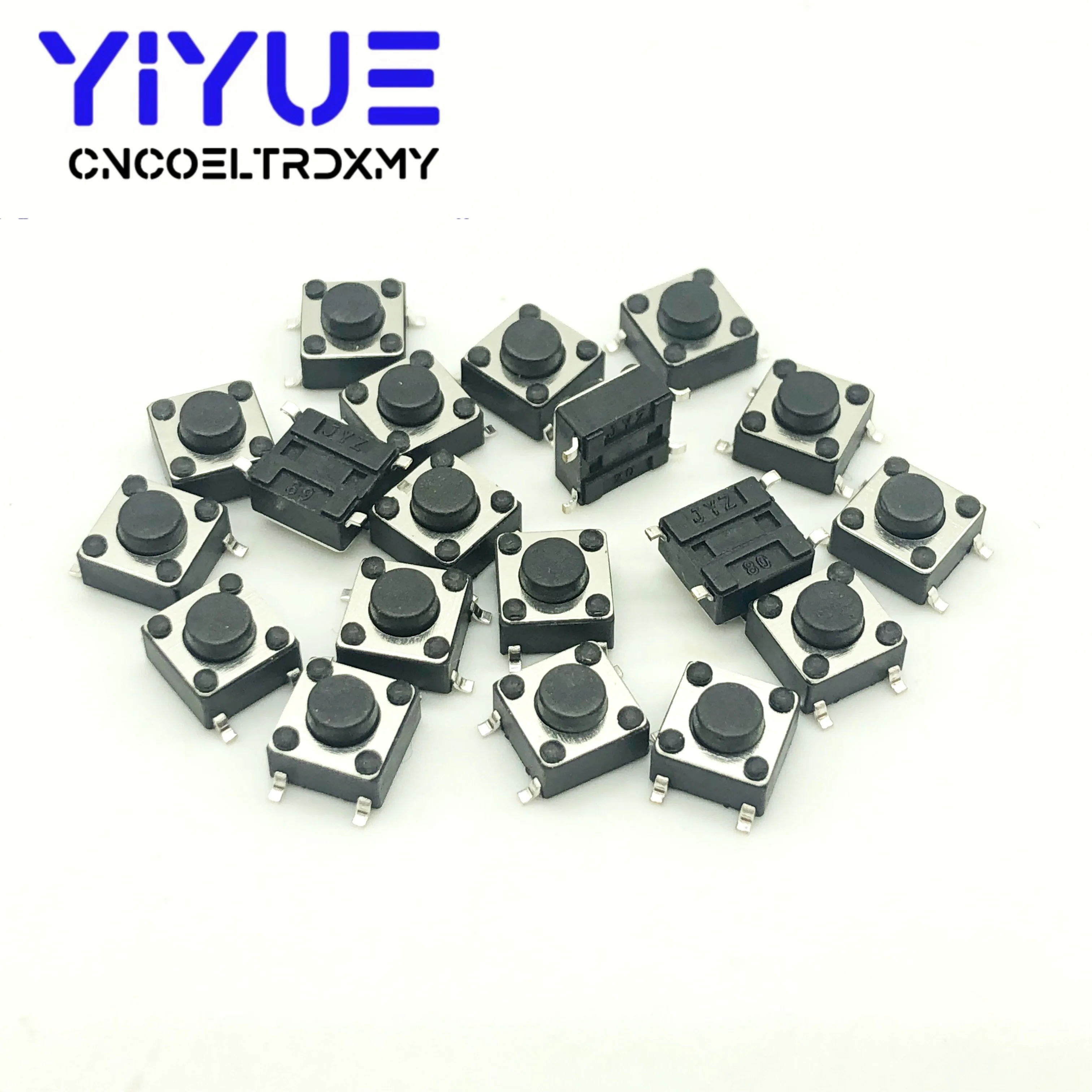 

20PPcs SMD Switch 6*6*2mm 4Pin Tactile Tact Push Button Micro Switch Self-reset Switches
