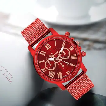 

Luxury Watches Quartz Watch Stainless Steel Dial Casual Bracele Watch Mesh Belt Watch Wristwatch Analog Wrist Watch