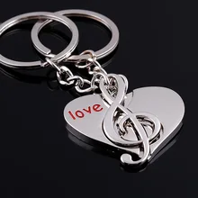 Брелок для пар креативный брелок подарок для девушки брелоки для пар музыкальный символ брелок